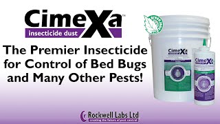 CimeXa Insecticide Dust The Premier Insecticide for Control of Bed Bugs amp Many Other Pests [upl. by Ardnnek]