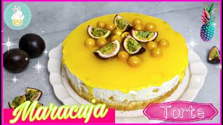 ✨ Maracuja Torte ✨ Solero Torte  Passion fruit cake [upl. by Gorton]