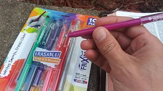 Pilot Frixion ERASABLE Gel Pens What is this sorcery [upl. by Nalepka834]