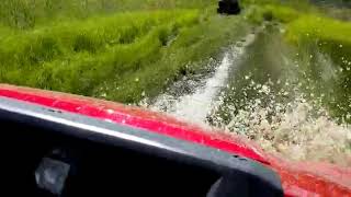 2018 Kawasaki Mule Pro FXR stock trail ride [upl. by Mittel]