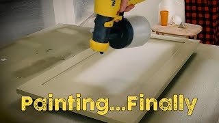 Painting Cabinet Doors  Part 6 [upl. by Nwad310]