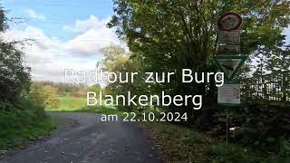 Radtour zur Burg Blankenberg [upl. by Gwenny]