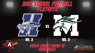 FOOTBALL PLAYOFFS 2024 HOLMDEL at MAINLAND [upl. by Ahsenrad]