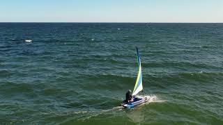 Test Tribord 5s sailing Orłowo jest doskonałym miejscem do pływania  sam zobacz Zapraszamy [upl. by Balcke]