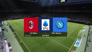 AC MILAN vs SSC NAPOLI  SERIE A TIM 202425  FULL MATCH amp GOALS [upl. by Latoya]