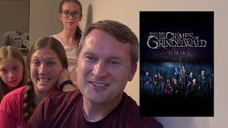 SawItTwice  Fantastic Beasts The Crimes of Grindelwald  Official ComicCon Trailer Live Reaction [upl. by Olivie]