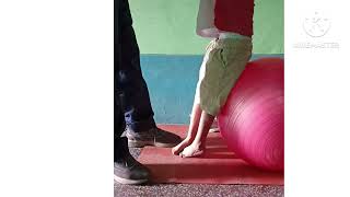 Cerebral palsy Swiss Ball exercise [upl. by Lund530]