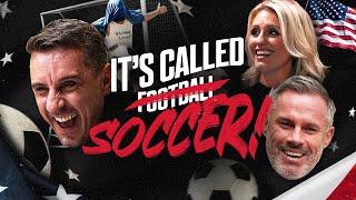 INTRODUCING Its Called Soccer with Gary Neville Jamie Carragher amp Rebecca Lowe [upl. by Sesylu]