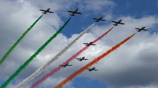 AIRPOWER 2022 Frecce Tricolori  Full display of the Italian Aerobatic Team at Zeltweg 4K [upl. by Wernick]