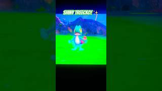 Shiny Treecko full evolution ✨ pokemon shinypokemon gaming hoennpokemon [upl. by Adlih]