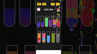 Water sort puzzle  Level 1848 [upl. by Retsub]