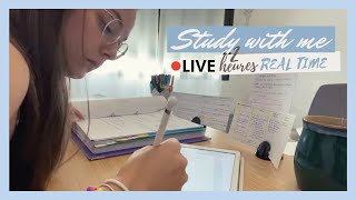 REAL TIME RÉVISION AVANT RENTRÉE no music 2H│study with me 6 [upl. by Selene735]