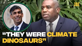 David Lammy hammers the Tories for abysmal climate credentials [upl. by Clerk]