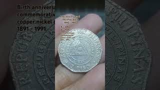 2 php DECAGON commemorative coin 1991 [upl. by Pacifa]