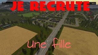 JE RECRUTE  RP fille [upl. by Lertnahs553]