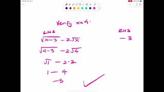 MPC30S Lesson 46 Radical Equations with Multiple Radical Terms [upl. by Ninnetta]