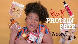 PROTEIN FREE PRODUCTS HAUL Natural hair products Mielle Organics Maui Moisture amp More [upl. by Dulcine]