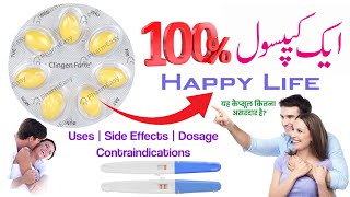 Clingen Forte Capsule  Clingen Capsule Uses In Hindi  Fluconazole  Clingen  Benefits [upl. by Eednas]