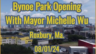 Vine Street Community Center x BNBATP FAA 107 Cohort 4 covers Bynoe Park ReOpening in Roxbury MA [upl. by Robison]