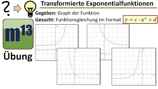 Exponentialfunktionen Vom Graphen zur Funktionsgleichung die beste Methode [upl. by Adnic]