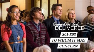 Signed Sealed Delivered S01E03  To Whom It May Concern  2014 Hallmark Mystery Movie Full Length [upl. by Leivad]