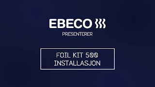 Gulvvarmesett Foil Kit 500 installasjon No [upl. by Elleinahc543]