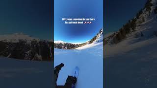 FULL GAS ON A SNOWBOARD😱🚀 wintersports snowboard [upl. by Mcmullan]