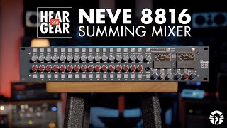 Exploring The AMS Neve 8816 Summing Mixer [upl. by Nataniel855]