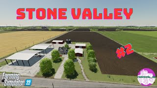 STONE VALLEY 22  Plowing and Seeding  FS22 Timelapse 4K  2 [upl. by Ynahteb]