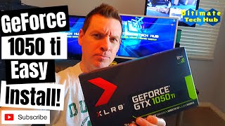 How to Install  GeForce 1050Ti  Quick and Easy [upl. by Moreville]