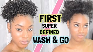 Define 4C Curls amp Coils  First Wash amp Go Shingling Method 2018 [upl. by Dorwin]