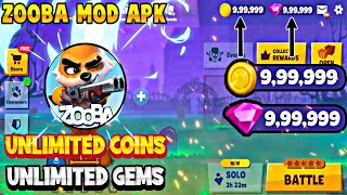 Zooba Mod Apk Unlimited Money CoinsGems Hack Mod Menu androidios updated [upl. by Arais]