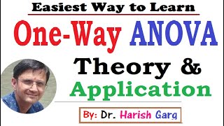 Lecture 1 OneWay ANOVA  Theory amp Applications [upl. by Attennyl759]