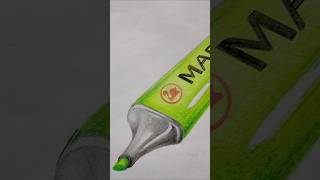 Florescent marker pen colorpencildrawing markerpen [upl. by Ahsikam]