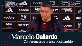 EN VIVO Marcelo Gallardo habla en conferencia de prensa tras River vs Rosario Central [upl. by Eelah]