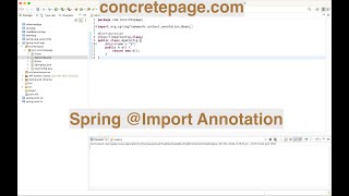 Spring Import Annotation [upl. by Ettennor37]