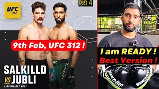 BREAKING  Anshul Jubli🇮🇳 vs Quillan Salkilld🇦🇺 UFC 312  Fight REACTION and BREAKDOWN in Hindi [upl. by Ferne]