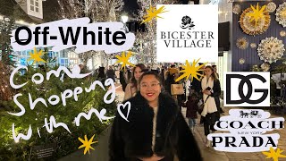 BICESTER VILLAGE ♡ Off White Prada Coach amp Palms angels and more  Yuting Yan [upl. by Belvia55]