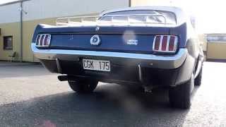 Exhaust system Ford Mustang 19641970 25quot stainless steel [upl. by Maureene]