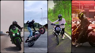 Boys ATTITUDE RIDERs 😎 PRO RIDErS ❌ HEAVY STUNTs⭕ STUNTS RIDERS🖤KTM🧡R15💜NS200❤️DUKE [upl. by Alviani]