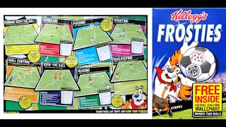 Frosties Football Wallchart Challenge amp Cereal Adverts 2004 [upl. by Verras]