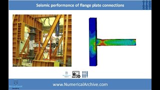 Seismic performance of flange plate connections [upl. by Macario23]