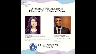 Academic Webinar on Ultrasound of Adnexal mass  Dr Ritu Santwani and Dr Shady Saleem [upl. by Garnet76]