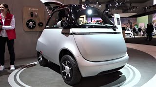 New 2024 Microlino 20 City Mini Car  BMW Isetta Look  Interior Exterior Details [upl. by Esele]