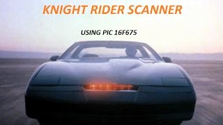 PIC 12F675 Led Chaser  Knight Rider [upl. by Solana11]