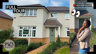 Touring a SPACIOUS 4 Bed New Build  FULL Property House Tour UK  Redrow Homes The Shaftesbury [upl. by Klayman117]