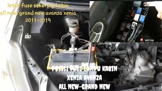 letak fuse sekring lampu kabin mobil avanza xenia [upl. by Euh]