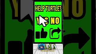 HELP The TURTLE Become a NINJA minecraftshorts funnyshorts [upl. by Grover]