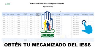 Mecanizado del Iess Como imprimir y descargar el mecanizado del iess por internet iess [upl. by Ahsasal]