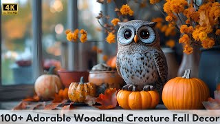 Cute Woodland Creature Fall Decor Ideas Youll Love [upl. by Melak]